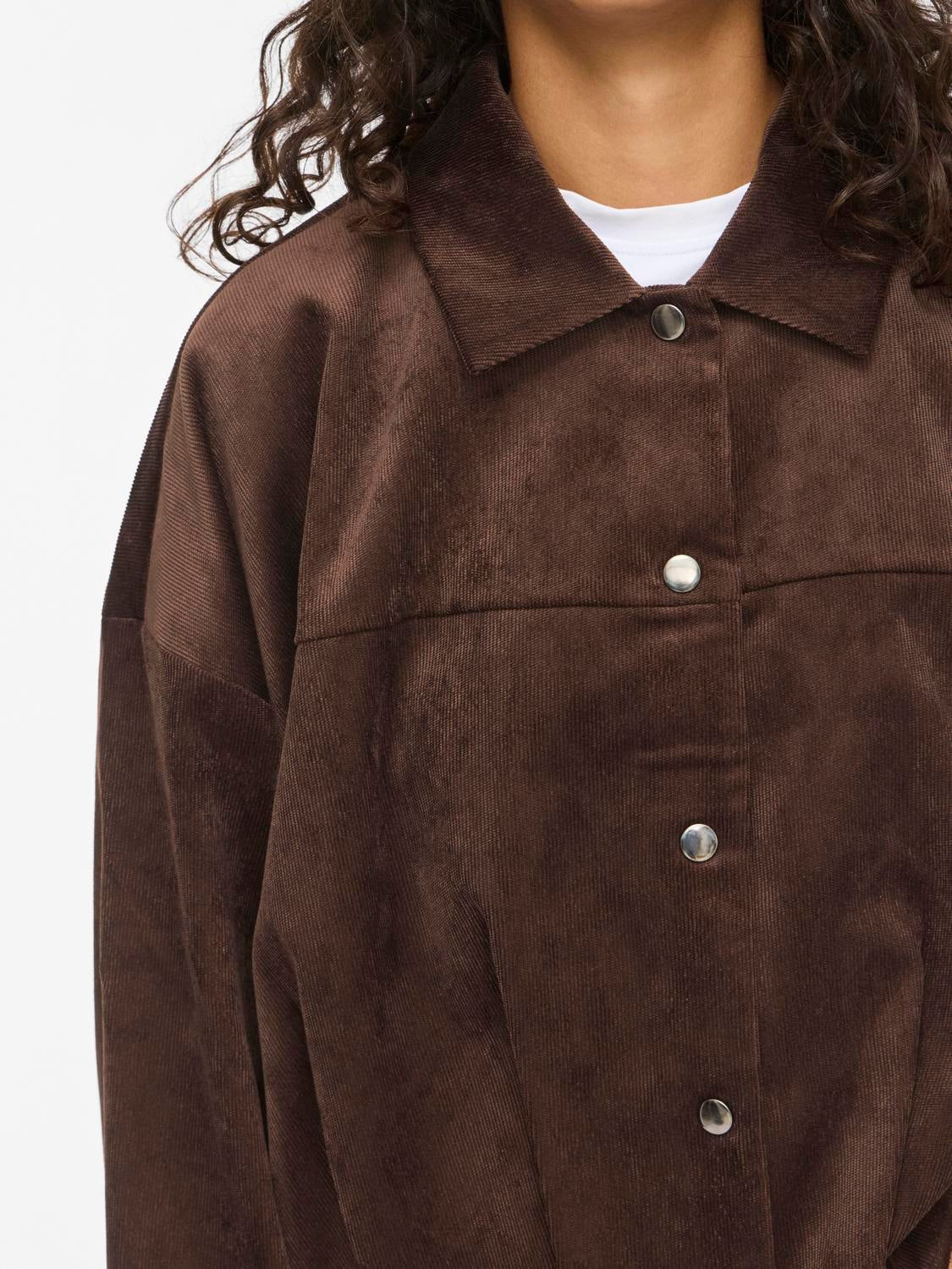 VICOURDIE Denim Jacket - Coffee Bean - VERO MODA & VILA Bergvik